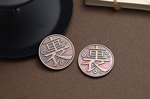 Amazon.co.jp: SKYGANG 鬼滅 コイン カナヲ 栗花落 コスプレ道具 表 裏